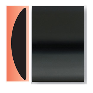 Matte Black 1 3/8″ x 24′ Smooth Dawn Stick On Body Side Molding (No Ends)