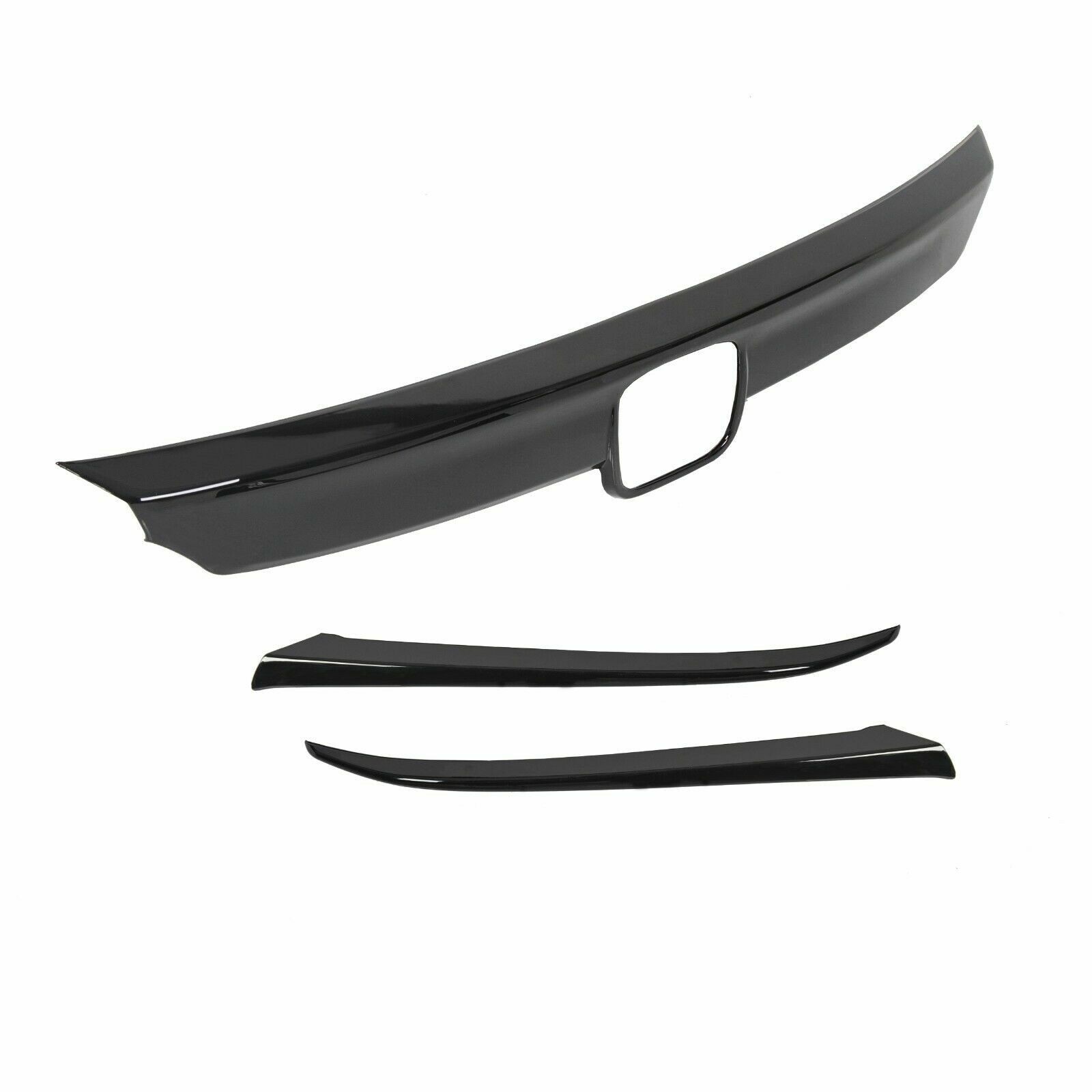 For Honda Accord Sedan 2018-2020 10th Gen Grille JDM Sport Style Glossy Black