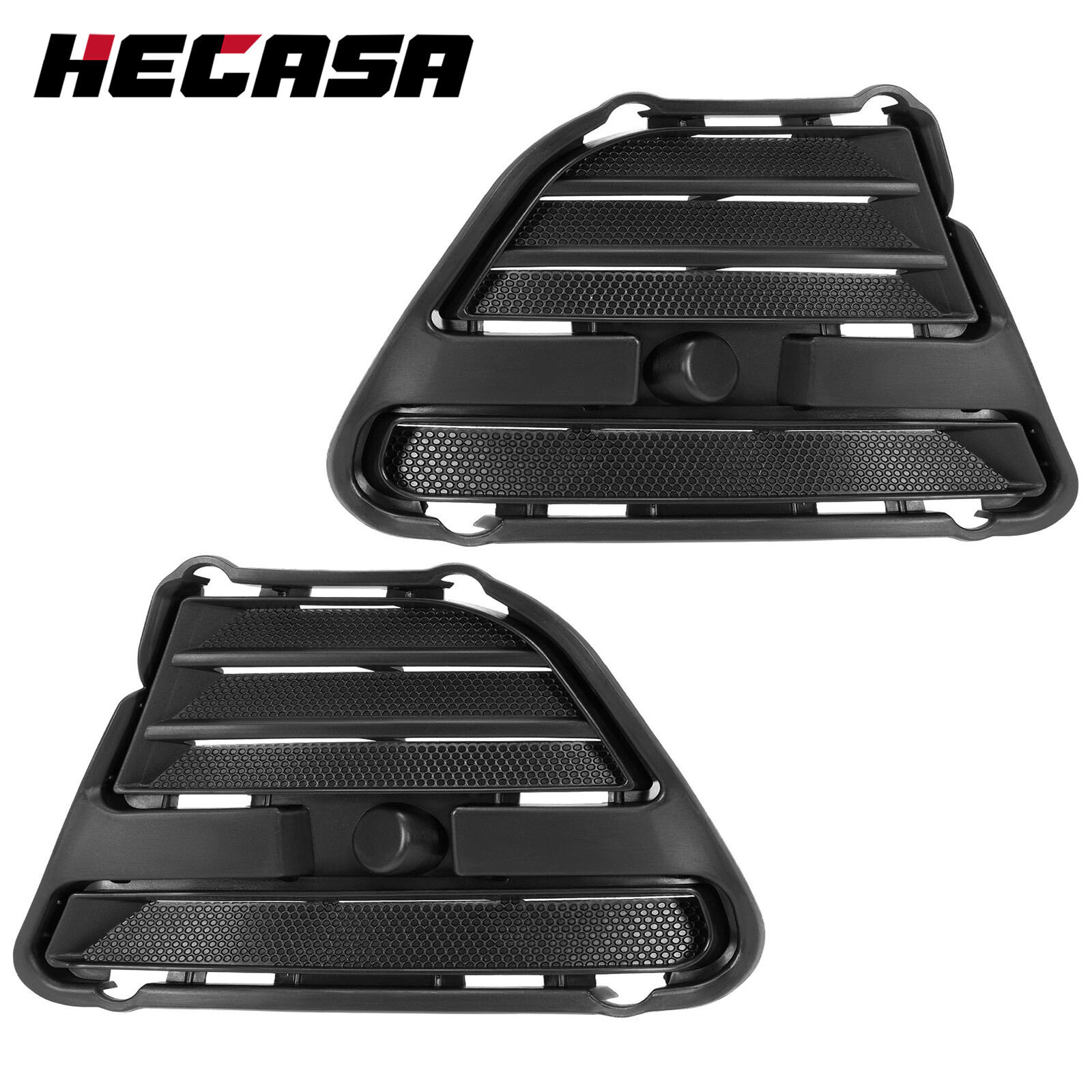 HECASA For Ford Mustang 2013-2014 Fog Light Bumper Cover Set FO1039134 FO1038134