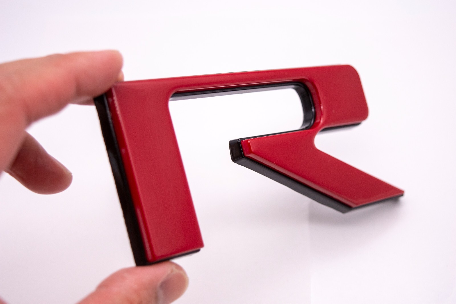0.3in Red Black RAISED TAILGATE LETTERS FOR 2019-24 CHEVROLET SILVERADO