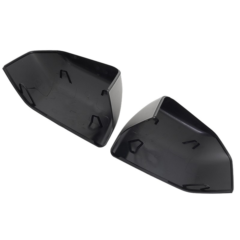 For 2015-2020 Ford F150 F-150 Top Gloss Black Side Mirror Cover Cap Replacement