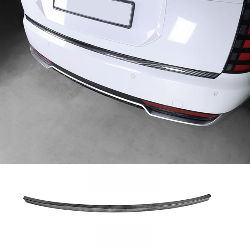 For 2026 Hyundai Palisade LX3 Carbon Fiber Look Tailgate decorative strip Trim Z
