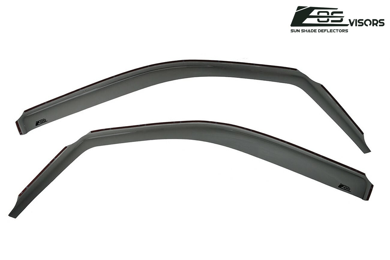 EOS Visors For 09-14 Ford F-150 Crew Cab IN-CHANNEL Side Vent Window Rain Guards