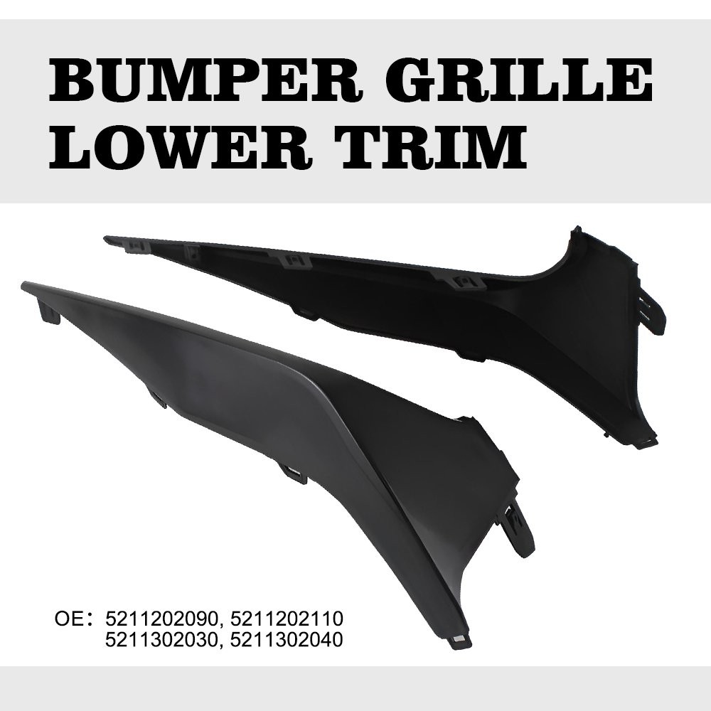 Front left+right Bumper Grille Lower Trim For Toyota Corolla SE XSE 2020-2022 ED