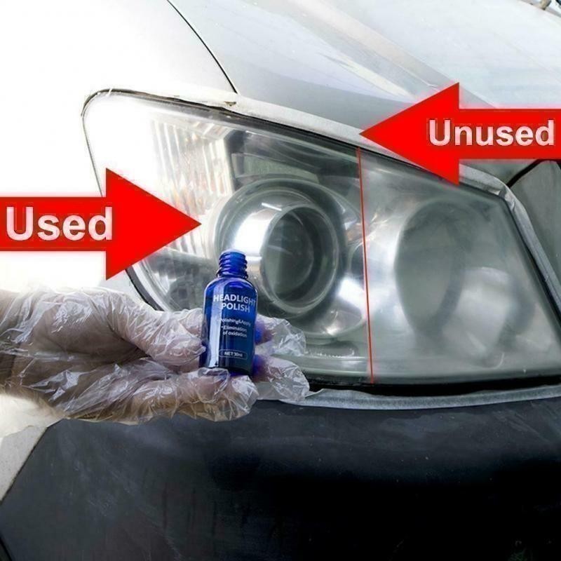 Car Ceramic Headlight Lens Restoration Repair Kit Polishing Cleaning Tools Pzcro