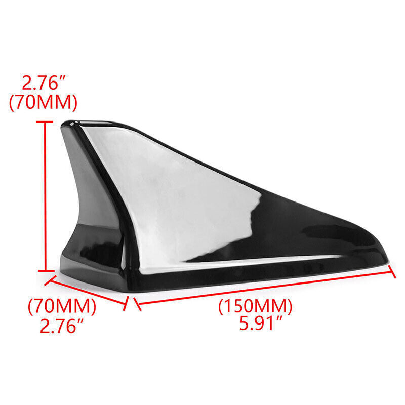 For Genesis Sedan G80 / Coupe Gloss Black Shark Fin Antenna AM/FM Aerial Cover