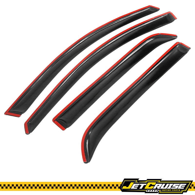 Fits 07-20 GMC Acadia 07-10 Saturn Outlook Acrylic Window Visors 4Pcs