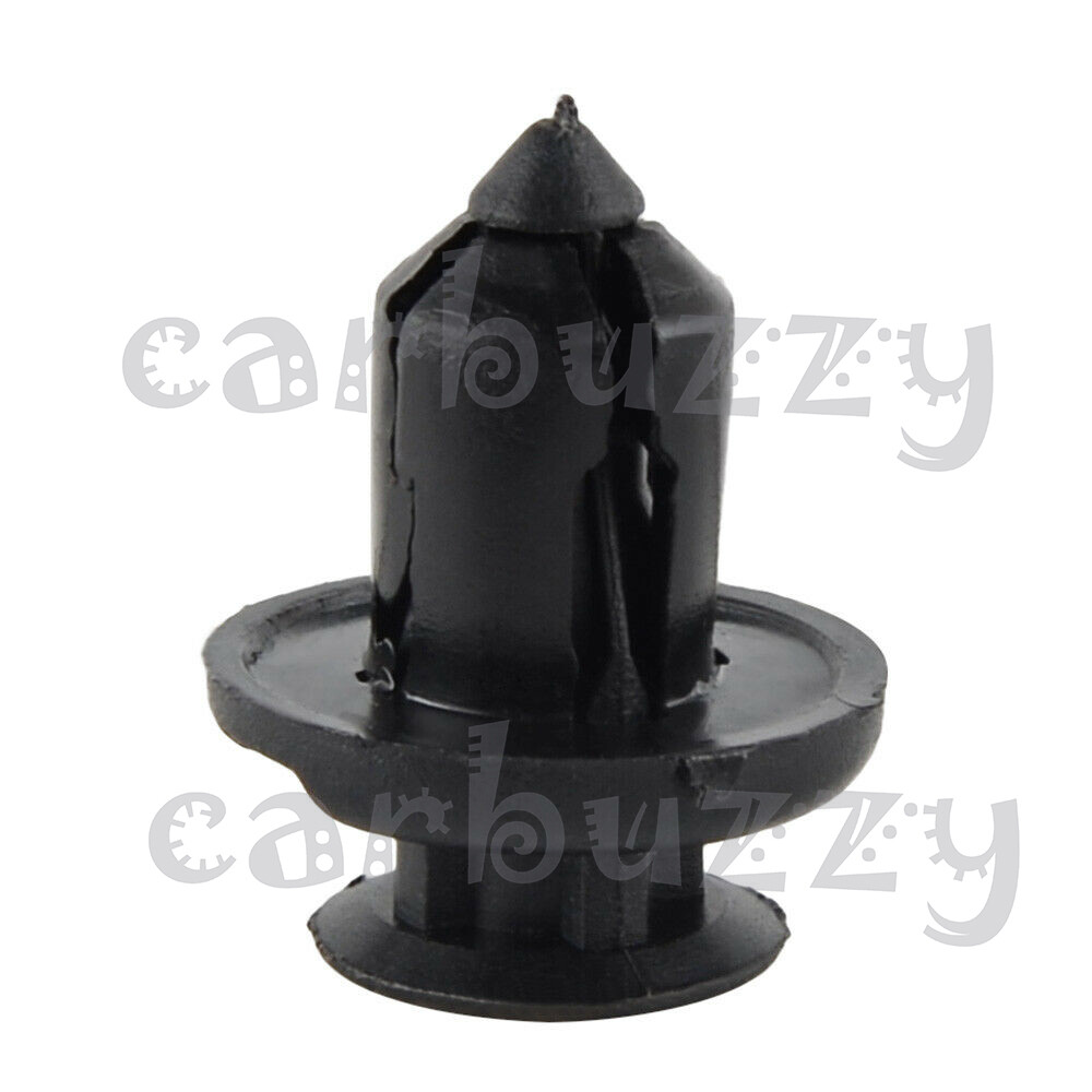 100Pcs/Set Plastic Rivet Car Fender Bumper Push Pin Clips 10mm Hole For Honda