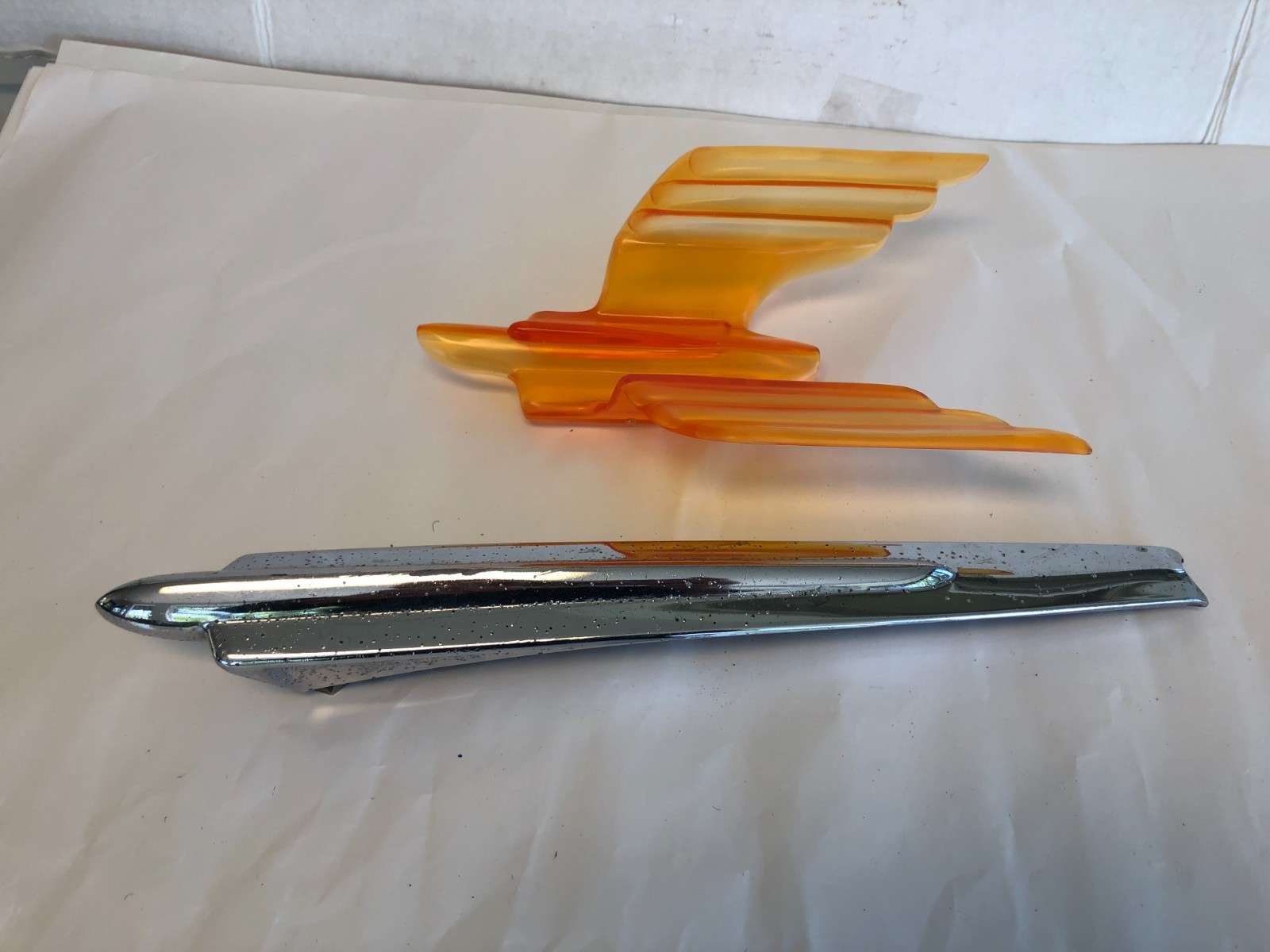 1949 1950 CHEVROLET FLYING EAGLE HOOD ORNAMENT, USA QUALITY REPRODUCTION