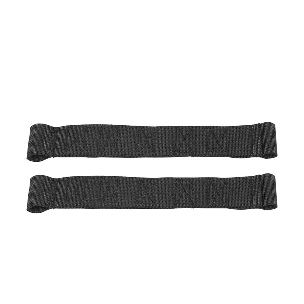 Pair Black Adjustable Door Limiting Straps For Jeep 1955-2006 Wrangler CJ/TJ/YJ