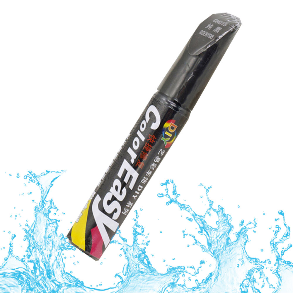 Black Car Paint Repair Pen Scratch Remover Touch Up Coat Applicator Fix Tool