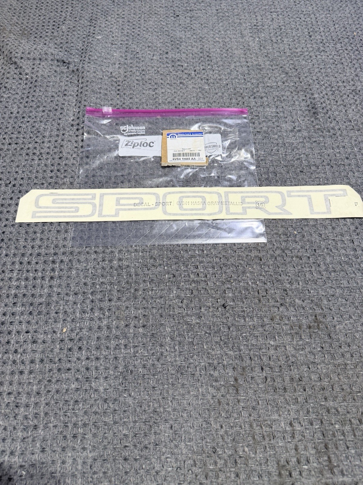 19-24 RAM 1500 2500 3500 REAR QUARTER SPORT DECAL STICKER OEM MOPAR 6VS41HA5AA