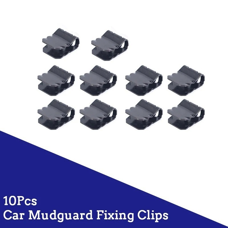 10pcs U Shaped Clips Automotive Clips Nut Fender Buckle Car Fasteners Clips