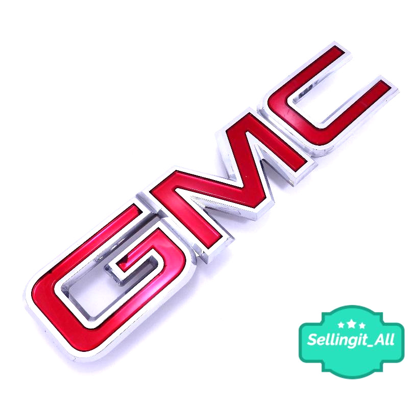 GMC 07-14 Yukon 07-16 Acadia Front Grille Emblem Nameplate OEM Ornament 19421090