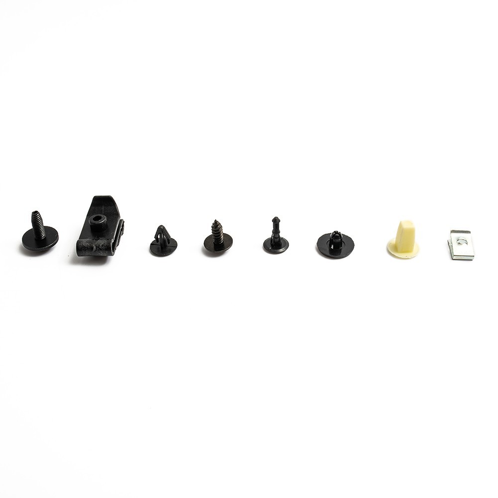 Parts Fasteners Plastic And Metal 50 Pcs Under Engine Cover Clips Underbody New
