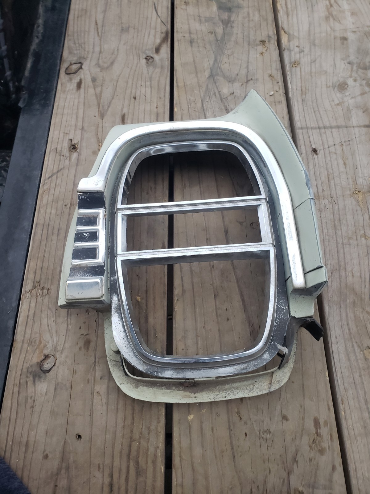 1968 Ford Galaxie 500 Rt Rear Quarter Panel Extention And Tailight Bezel OEM…