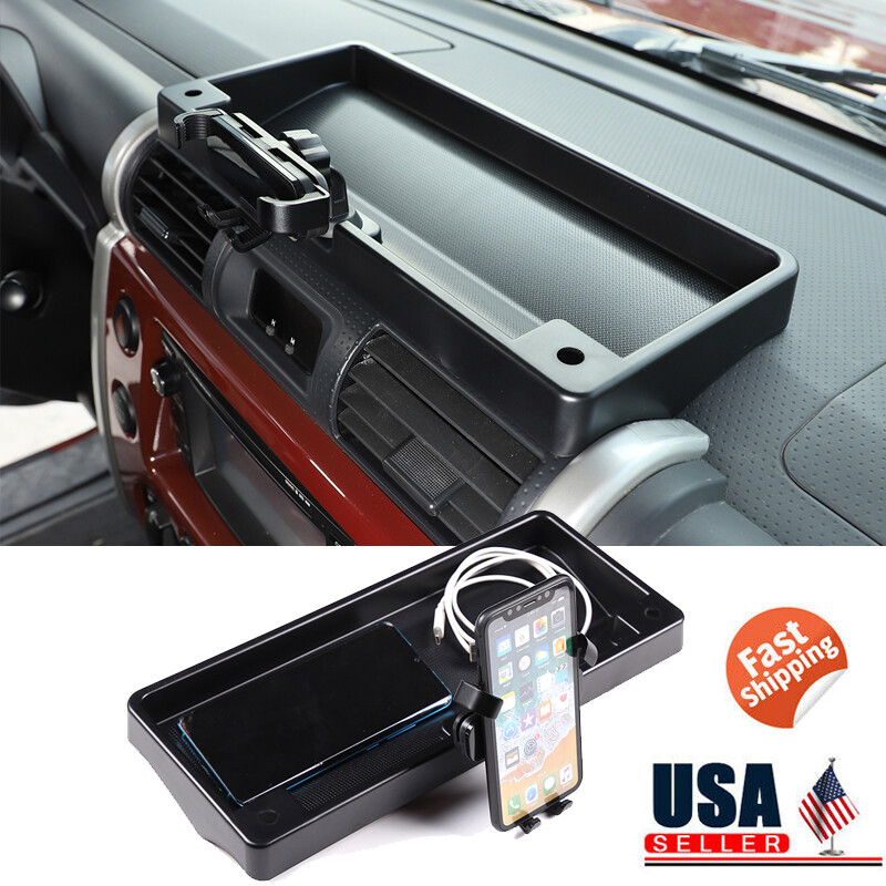 For FJ Cruiser 2007-2021 Dash Panel Storage Box Bracket Phone Holder Ball Mount