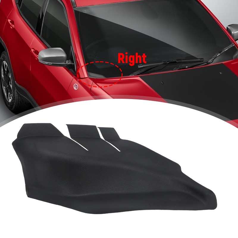 Windshield Wiper Cowl Side End Panels Trim 7AA47RXFAA For Jeep Compass 2017-2023