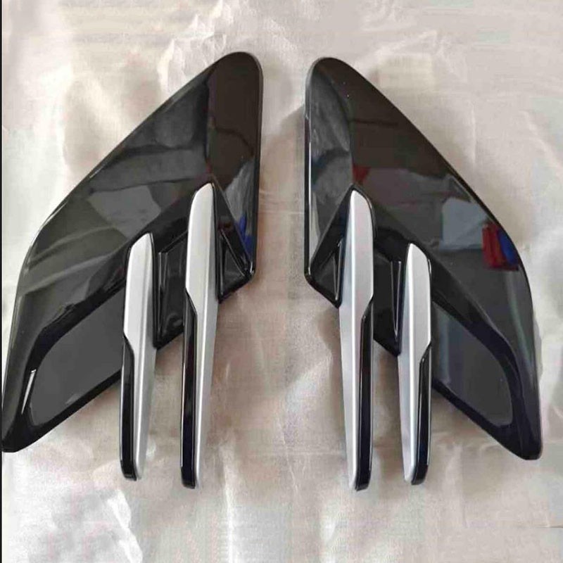 For 2018-2023 Range Rover Sport 2PCS Accessories Side Vents Black silvery Trim
