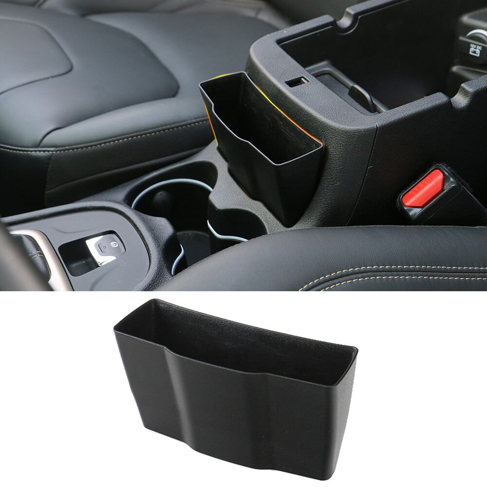 Interior Armrest Storage Box Center Console Holder Fits 2014-2020 Jeep Cherokee