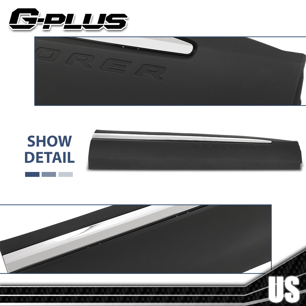 Fit For 2020-2023 Ford Explorer Front Door Lower Molding w/Chrome Trim Right