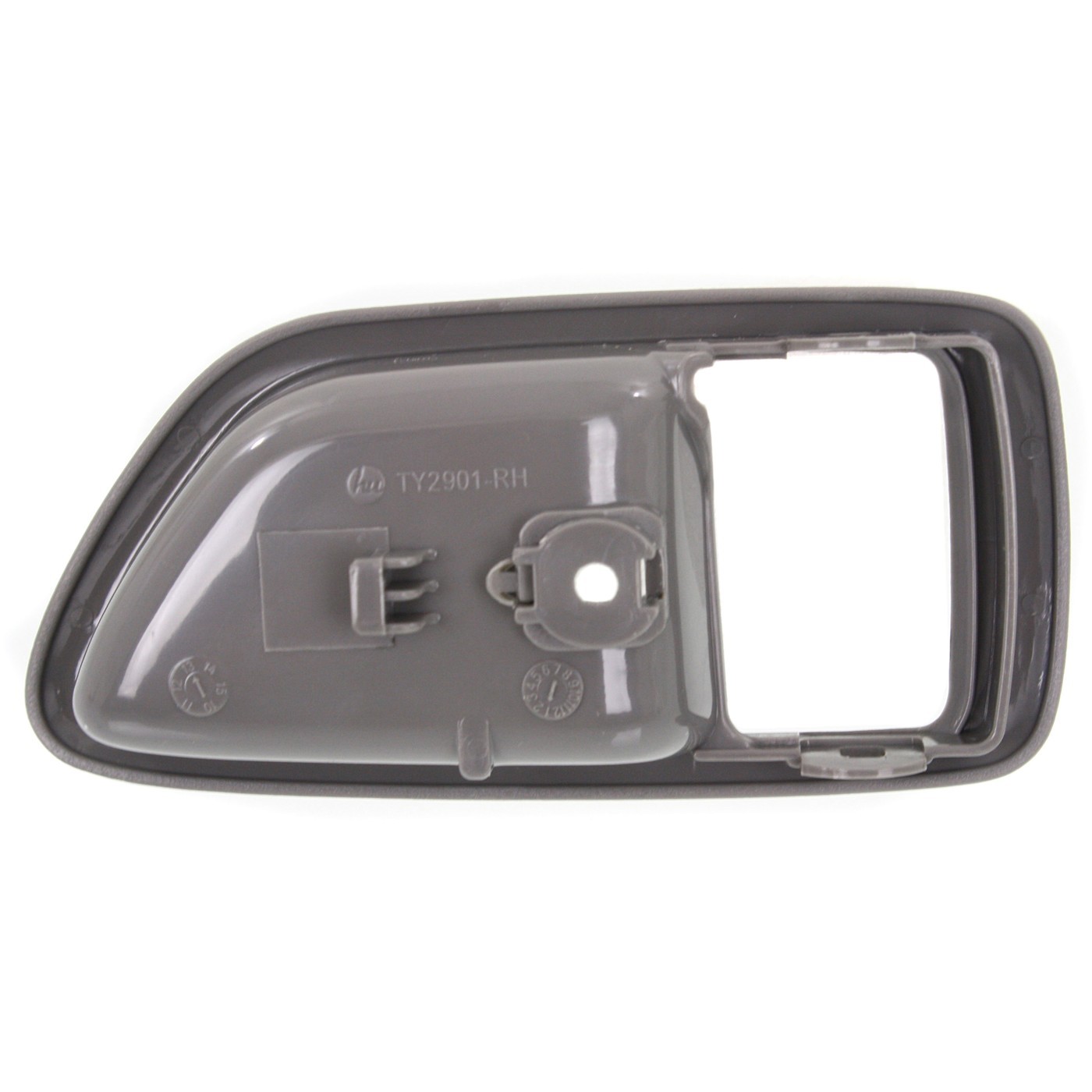 New Door Handle Trim Front or Rear Passenger Right Side Gray RH Hand TO1359109