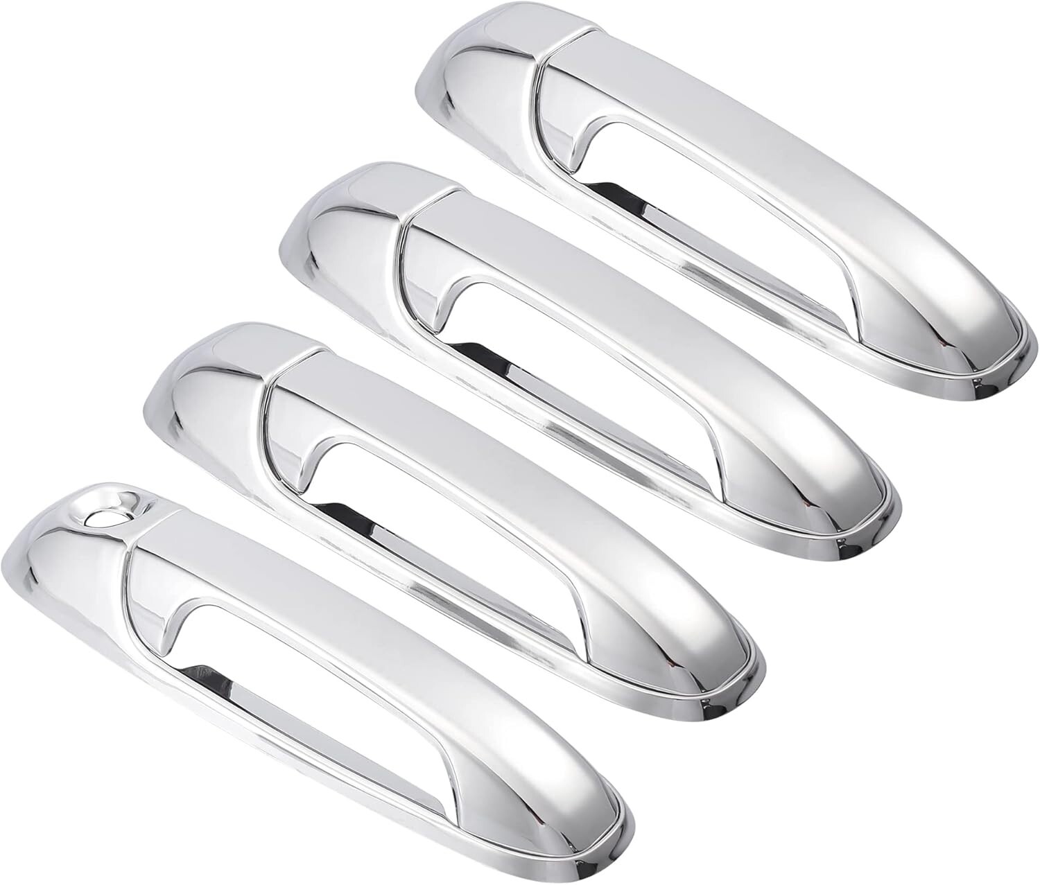 2002-2007 Chrome Door Handle Cover w/Driver Keyhole for Jeep Liberty