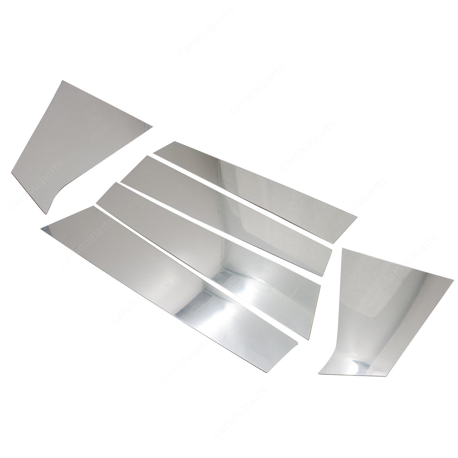 6 PCS new Pillar Post Window Door Side Trim Cover For Chevrolet Malibu 2016-2024