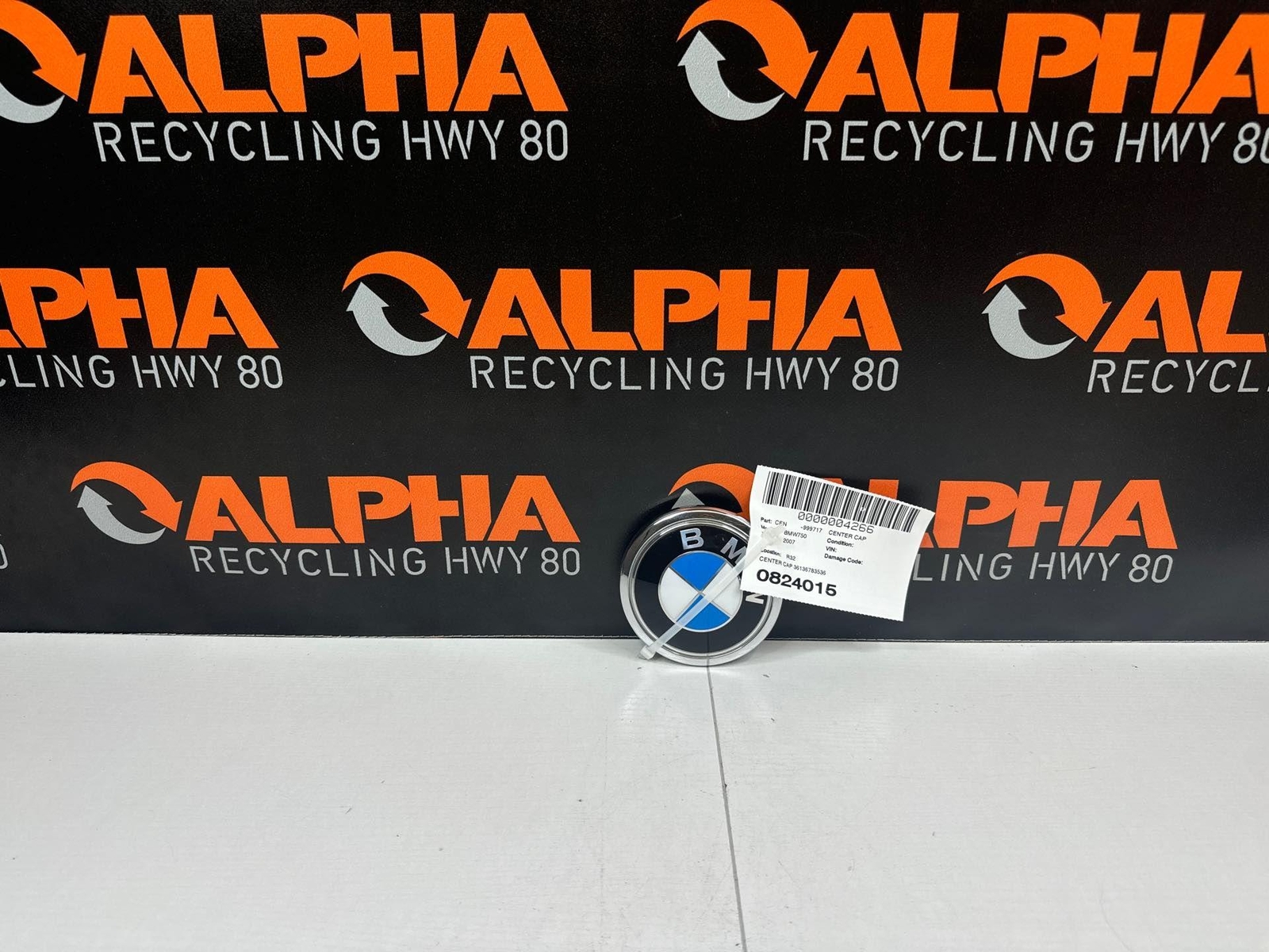 07 BMW 750 SERIES Emblem(s) Emblem 36136783536