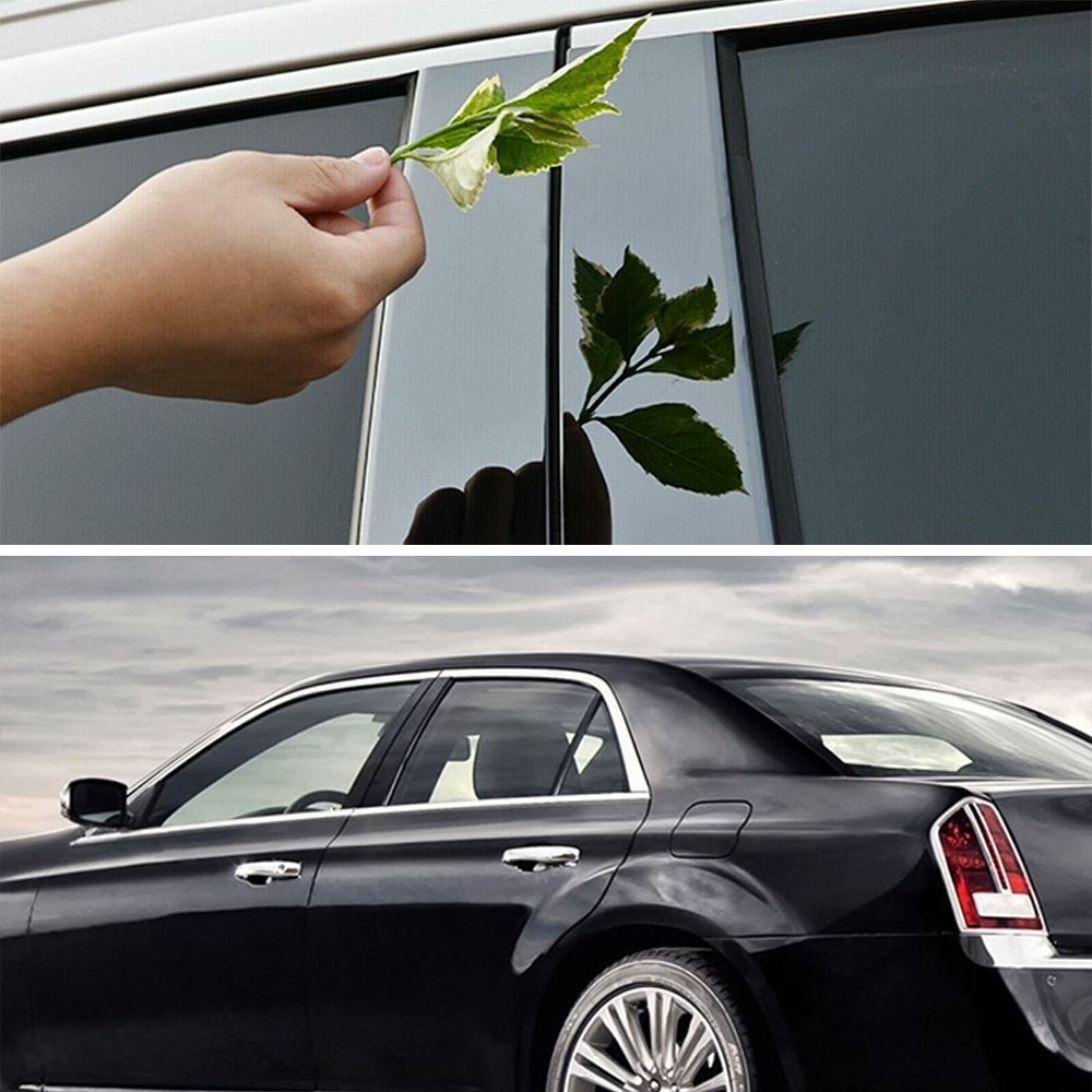 Black Pillar Posts for 300C Chrysler & Magnum Dodge 2005-2010 6pc Set Door Trim