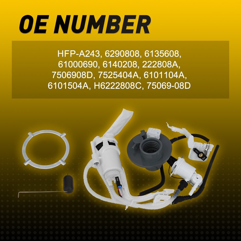 OE Replacement Fuel Pump Module Assembly for 2008-2022 Harley-Davidson 1-3X