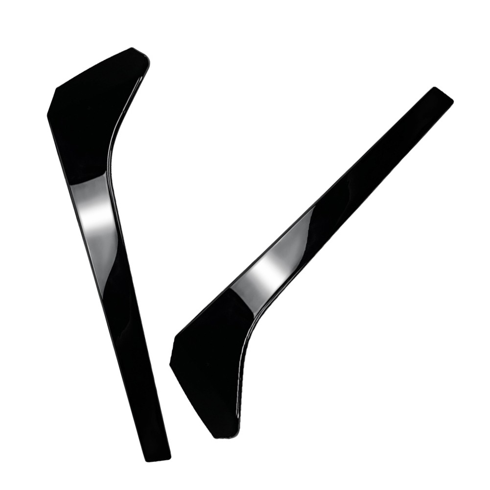 Rear Window Spoiler Side Wing Cover Trim For VW Tiguan MK2 R Line 2017-23 Black