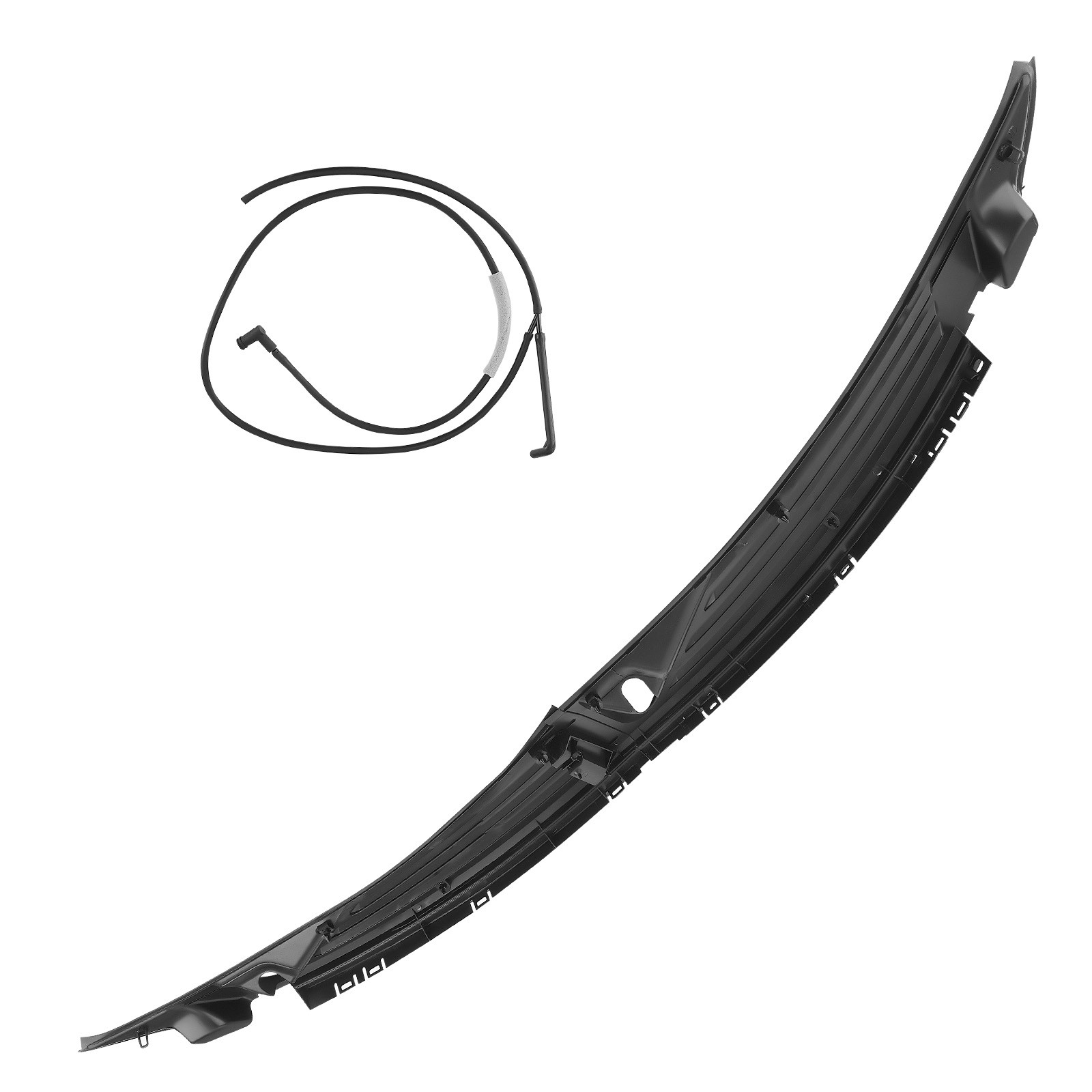 Front Cowl Panel Grille Vents Windshield Wiper Set w/Seals for 09-14 Ford F150