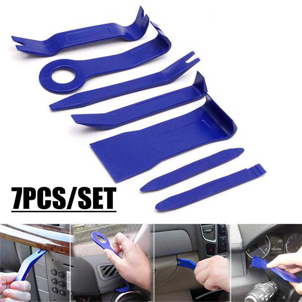 7Pcs Car Audio Radio GPS Removal Door Clips Panel Open Tool Interior Accessories