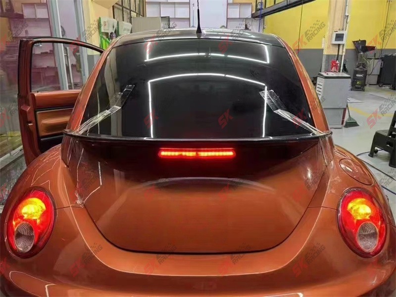 Unpainted/Glossy Black Rear Trunk Spoiler Wing For Volkswagen Beetle GL GLS 98+