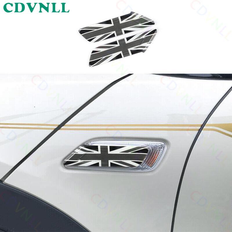 For Mini Cooper Clubman F54 Black Gray Front Fender Side Vent Garnish Trim 2PCS