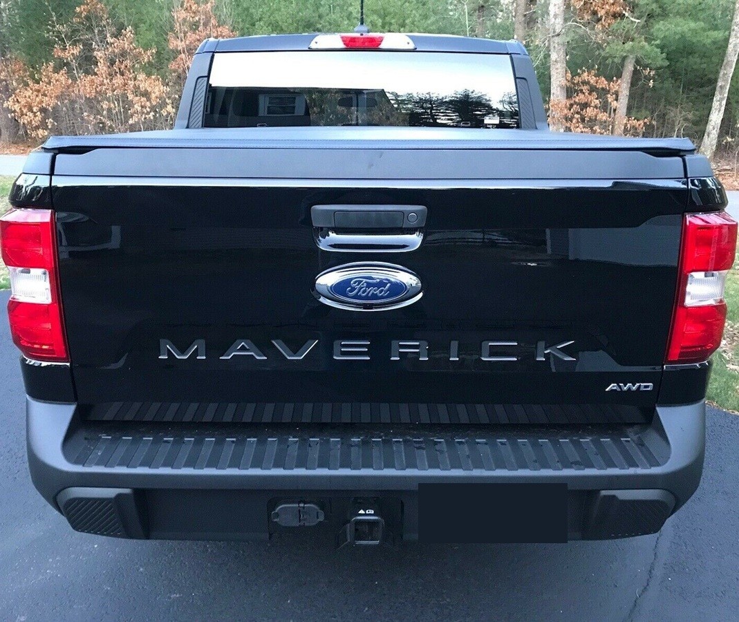 For 2022-2026 Ford Maverick Tailgate Letter Overlay Decals Insert Inlay