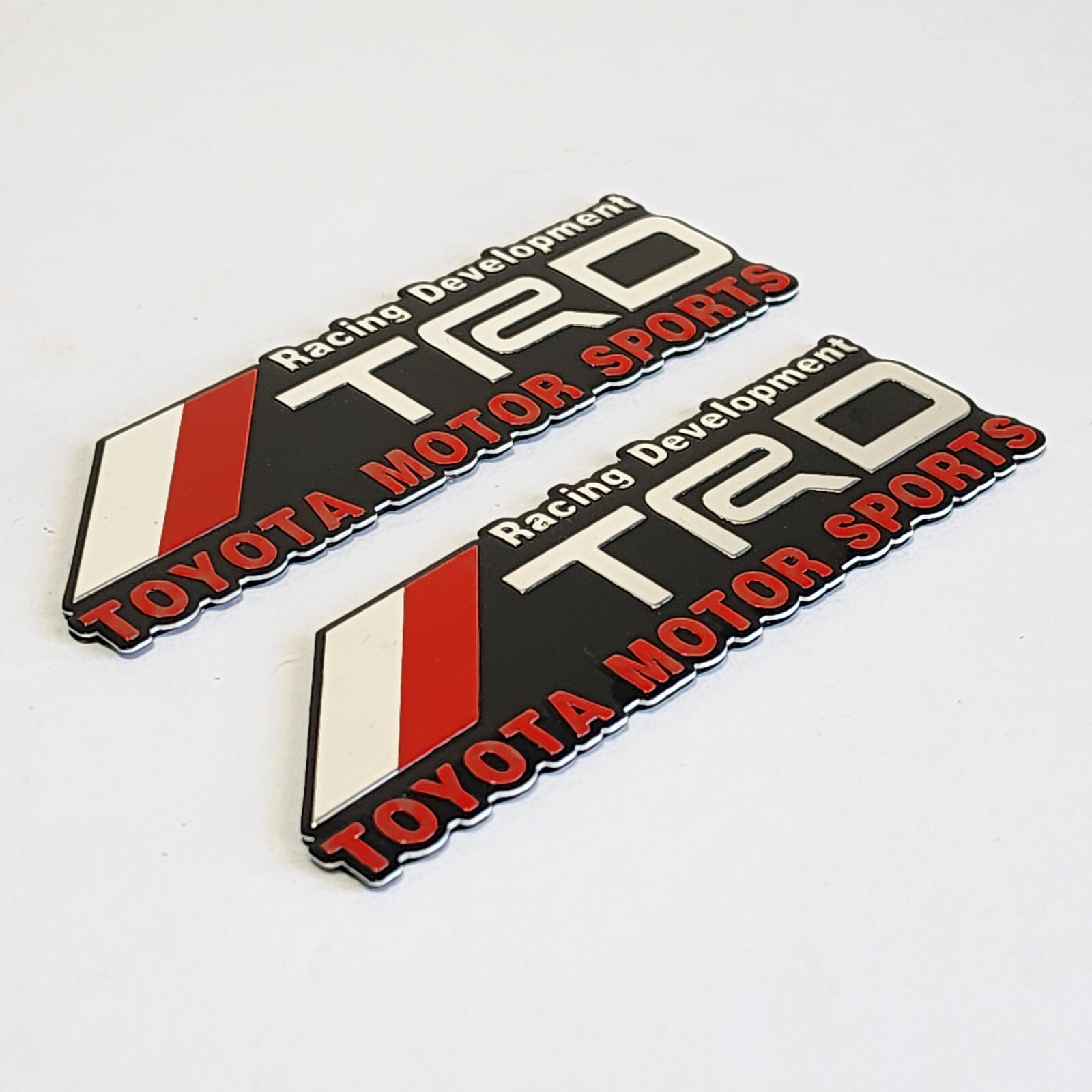 EMBLEM ALUMINUM RACING BADGE DECAL FOR SUV CAR TACOMA COROLLA TR-D RAV4 JDM