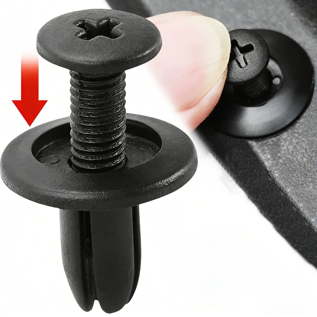 For Subaru 100Pcs Bumper Hood Clips Retainer Rivet Fastener Fender Push Pin US