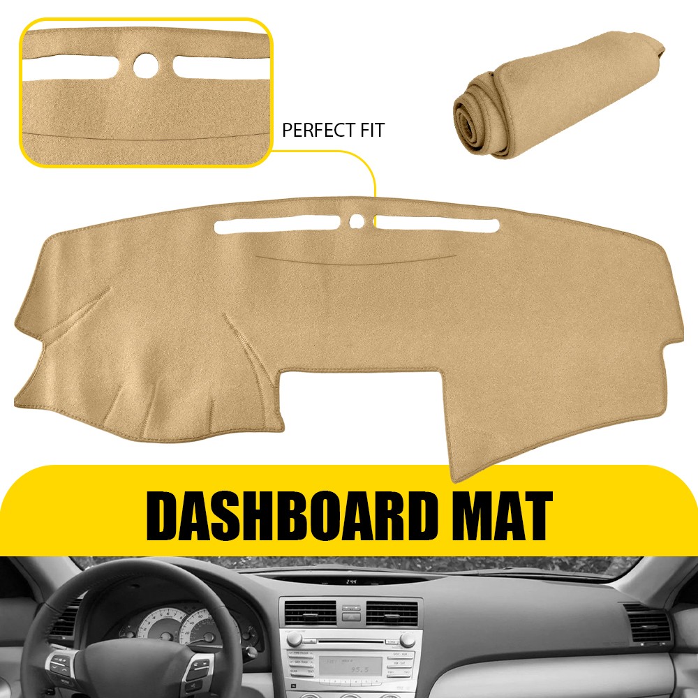 Dash Board Cover Dashboard Mat Pad Beige/Black/Gray Fits Toyota Camry 2007-2011