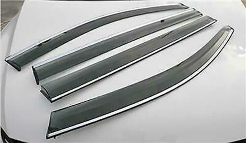 For Nissan Murano 2015-2024 Chrome Trim Window Visor Rain Sun Vent Guard Shade