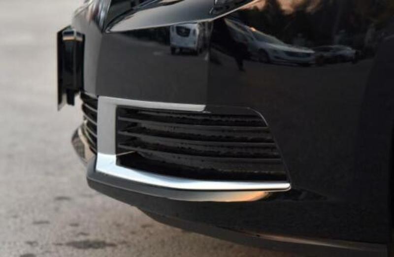 For Cadillac XTS 2018-2019 GL Chrome Front Fog Light Lamp Cover Trim 2PCS New