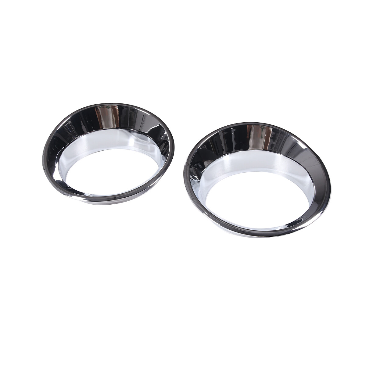 Fit For Hummer H3 2005-2009 Chrome Bumper Fog Light Lamp Trim Bezel Cover Ring