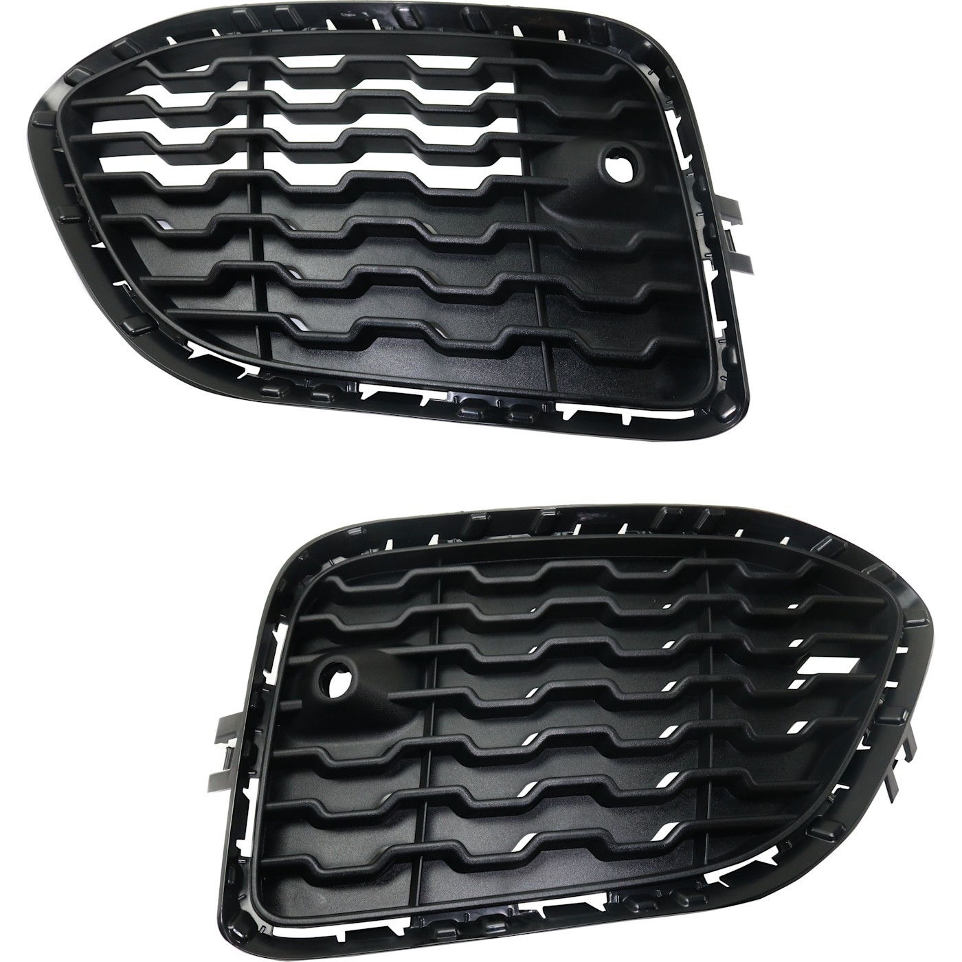 Set of 2 Bumper Face Bar Grilles Front Driver & Passenger Side Left Right Pair