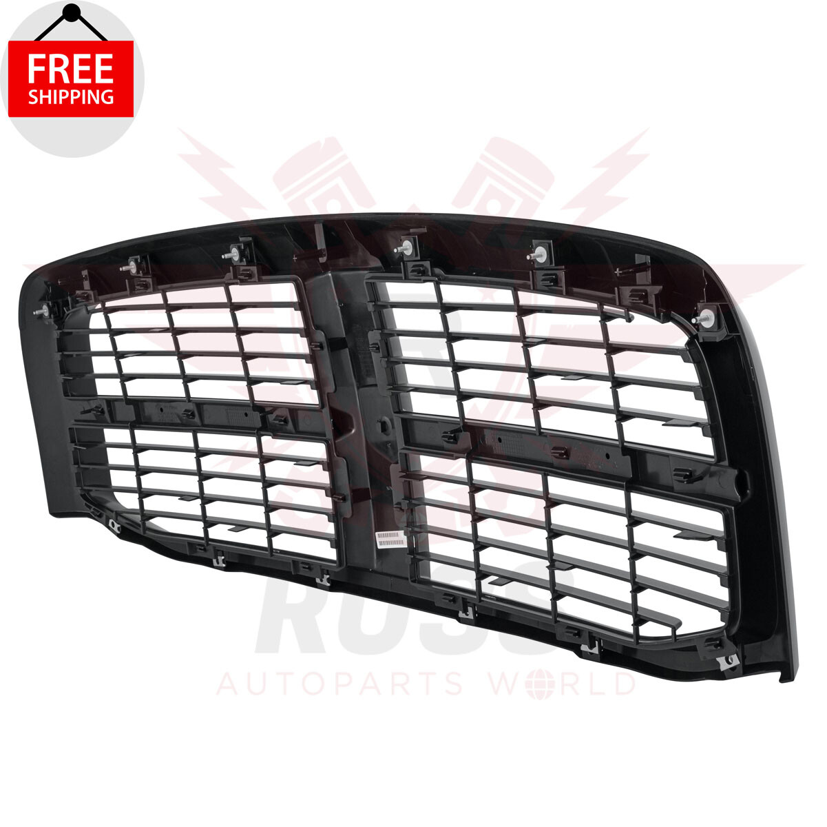 New Front Grille Paintable Black Fits 2006-2009 Dodge Ram 1500 2500 CH1200280