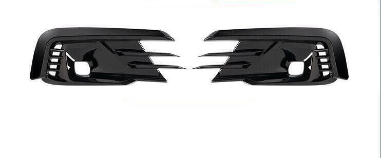 For HONDA ACCORD 2021-2022 Gloss Black Front Fog Lamp Light Molding Cover Trim
