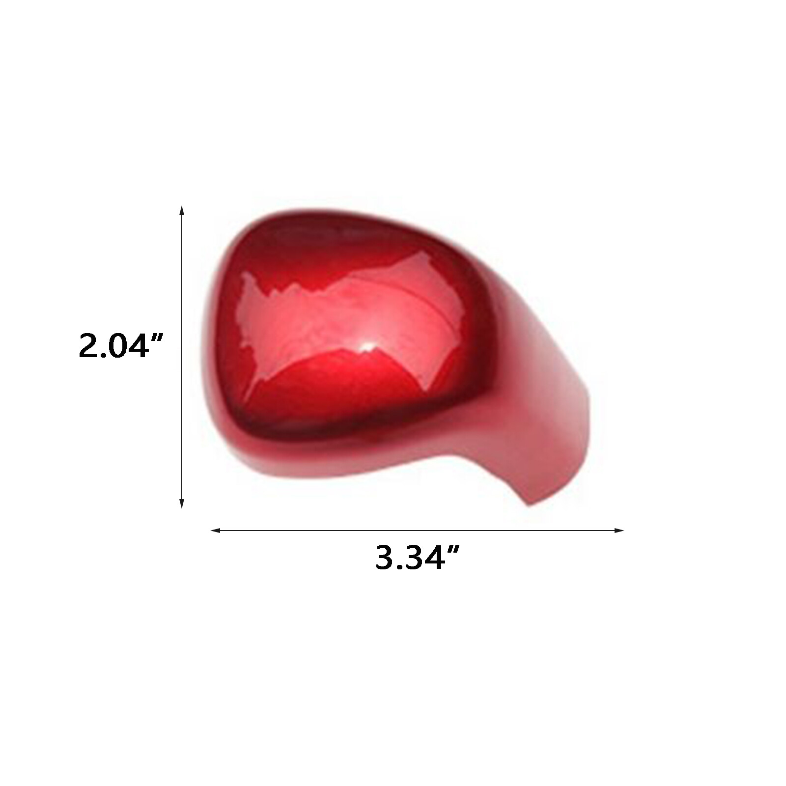 Red ABS Car Interior Gear Shift Knob Cover Trim For Toyota Camry Corolla Avalon
