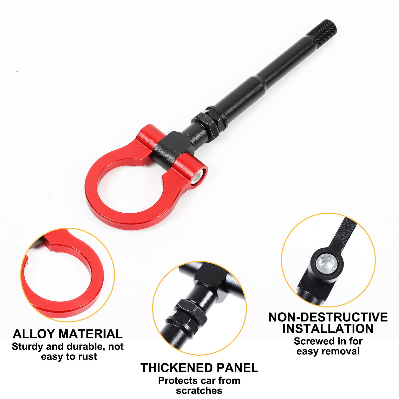 Red Track Racing Tow Hook Trailer For Subaru Crosstrek 2024-2025