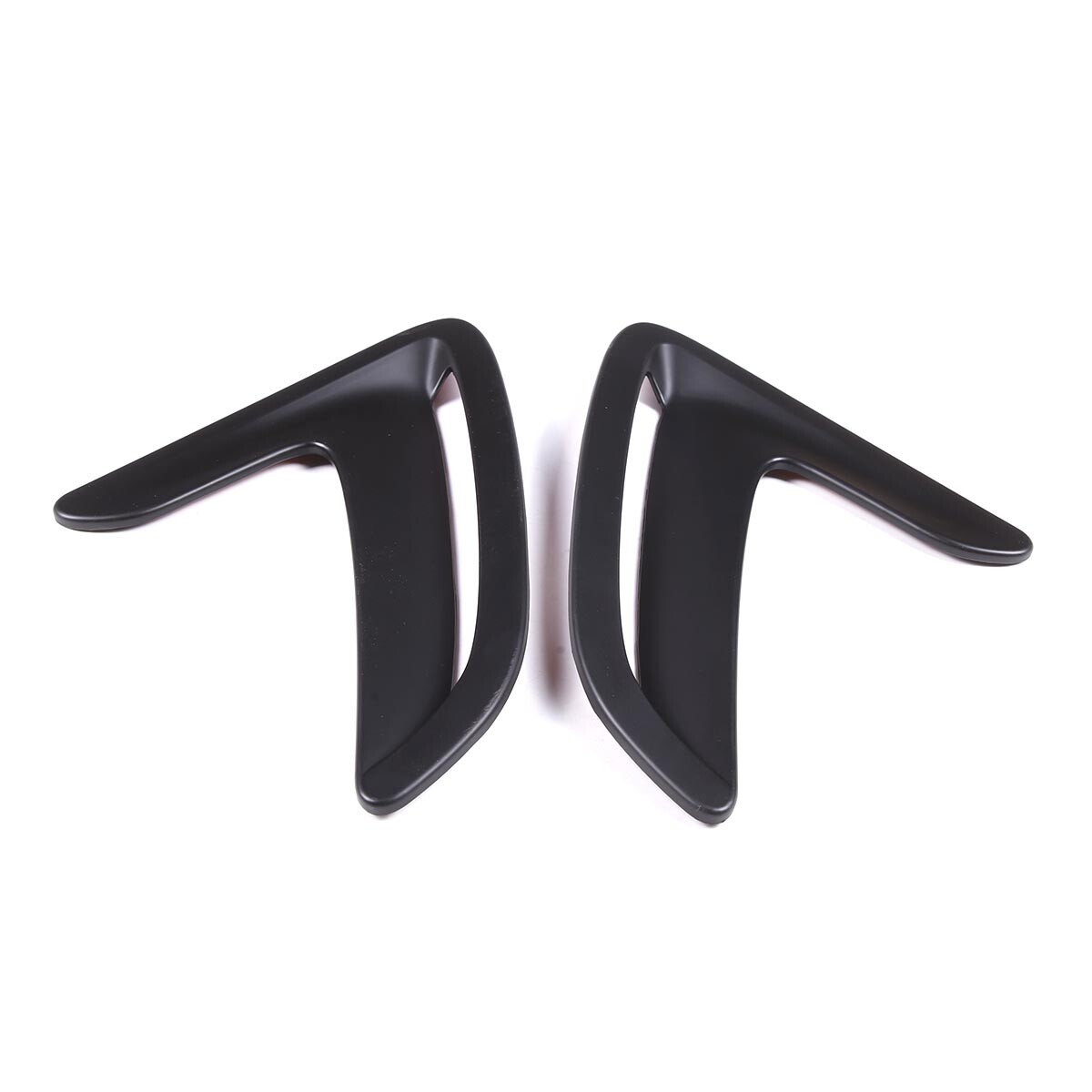 2PCS Matte Black Side Fender Air Vent Cover Trim For BMW 3 Series GT F34 2012-18