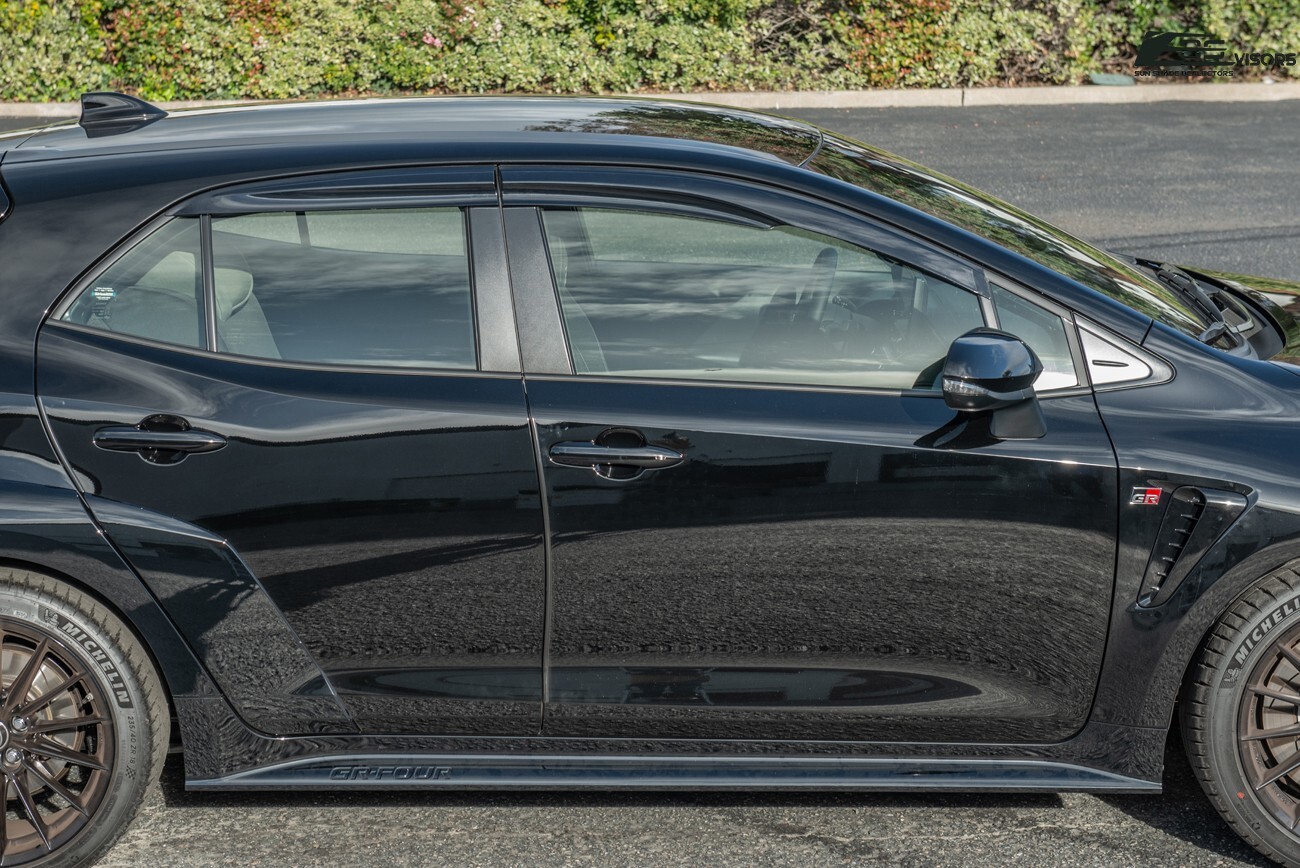 EOS Visors For 19-Up Toyota Corolla Hatchback Mugen Style Side Window Rain Guard